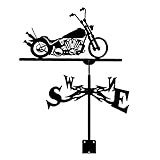 lkpqdwqz Metallhalterung Windfahne Edelstahl Wetterfahne Bauernhof Szene Retro Wetterfahne Yard Windrichtungsanzeige Gartenpfahl Messwerkzeug