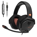 NUBWO PS4 Headset Xbox one Stereo-Gaming-Kopfhörer mit Geräuschunterdrückung und Inline-Steuerung für PS4 / Xbox 1 / PC