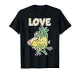 Lustig Pizza Hawaii - Partner Pärchen Ananas Liebe T-S