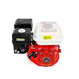Benzinmotor,Standmotor Austauschmotor Kartmotor Antriebsmotor für Traktoren und Bagger 4-Takt 7.5 PS 5.1 kW