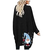 XTBFOOJ Weihnachten Shirtjacke Winter Oberteile Damen Damen Langarmshirt Langarmshirt Damen Baumwolle damenregenjacke wasserdicht atmungsaktiv Damen Kaschmir Pullover Damen Tshirt Lange ärmel D