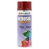 DUPLI-COLOR 732973 AEROSOL ART RAL 3004 purpurrot glänzend 400 ml, transp