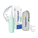 Die Original HAPPYPO Po Dusche 2.0 aus die Höhle der Löwen Farbe mint I Das Easy-Bidet ersetzt Feuchttücher und Dusch-WC I mobiles Reise Bidet mit Reisebeutel I Intimdusche I spart Pap