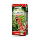 Rindenmulch Dekor Mulch 50L ziegelrot Garten Deko-Mulch rot 50 Liter Dek