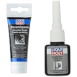 Liqui Moly P000414 Moly 3418 Keramikpaste 50 g & 3801 Schraubensicherung mittelfest 10 g