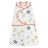 FLYISH DIRECT Baby Schlafsack Tragbare Baby Wickeldecke für Neugeborene, verstellbare atmungsaktive Wickeldecke für Babys, S, 3-6 M