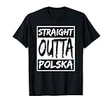 Herren Polen T Shirt Straight Outta Polska T-S