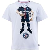 Paris Saint-Germain T-Shirt, Cartoon, offizielle Kollektion, Kindergröße für Jungen 10 Jahre weiß