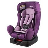 BABYLON Babysitz Auto Era, Autokindersitz Gruppe 0/1/2, Kindersitz 0-25 kg (0 bis 7 Jahre). Kindersitz mit Top Tether 5 Punkt Sicherheitsgurt. Autositz ECE R44/04 Lila/Licht L