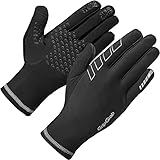 GripGrab Handschuhe Winter Insulator Übergangs Fahrradhandschuhe, Schwarz, XL