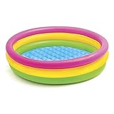 Intex 57412NP - Sunset Glow Baby Pool, 3-Ring, ø 114 x 25