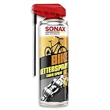 SONAX BIKE KettenSpray mit EasySpray (300 ml) reinigt, schützt & schmiert, verringert Verschleiß & Reibung, Korrosionsschützend, hohe Kriech- & Haftwirkung | Art-Nr. 08762000