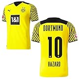 PUMA Borussia Dortmund BVB Heimtrikot 2021 2022 Home Trikot Sponsor BL Logo Kinder Thorgan Hazard 10 Gr 152