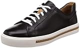 Clarks Damen Un Maui Lace Sneaker, Schwarz (Black Leather), 38 EU