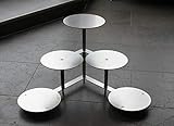 Aluminium Tortenetagere Tortenständer Rund Hochzeit 3 Etagen 5 Platten Ø 20 cm Etag