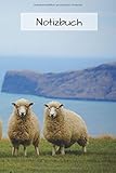 Neuseeland Schafe: Notizubch / Tagebuch mit Schaf Bild - gepunktet mit 120 S