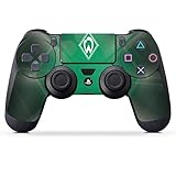 DeinDesign Skin kompatibel mit Sony Playstation 4 PS4 Controller Folie Sticker SV Werder Bremen Offizielles Lizenzprodukt Wapp