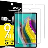 NEW'C 2 Stück, Schutzfolie für Panzerglas für Samsung Galaxy Tab S6 / S5e 10.5 2019 (SM-T720/T725/T860/T865), Frei von Kratzern, 9H Härte, HD Displayschutzfolie, 0.33mm Ultra-klar, Ultrabeständig