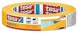 tesa Malerband Perfect+ - Malerkrepp aus dünnem Washi-Papier zum präzisen Abkleben bei Malerarbeiten - für den Innenbereich - 50 m x 19