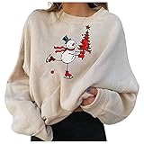 HHOP sexy blusen Damen Festliche Bluse Damen Flory Day Bluse Frauen Damenpullover Langarm elegant Flory Day Pullover mit rückenausschnitt Tunika Damen Langarm Winter fancyclothing