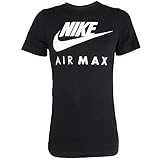 NEU Nike Herren Markenzeichen Designer Fitness Gym Rundhals Air Max T-shirt S-2XL - Herren, Schwarz, S