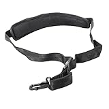 Yujeet Unisex Comfortable Höhenverstellbar Saxophon Gurt Universal Einfarbig Saxophon Gurt Schw