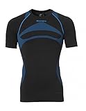 Kempa Erwachsene Bekleidung Teamsport Attitude Pro Shortsleeve Herren T-Shirt, kempablau/Weiß, XL/2XL