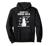 Anatomy of A Border Collie Lustiger Hundebesitzer Welpenliebhaber niedlich Pullover H