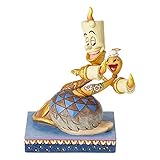 Enesco Disney Traditions by Jim Shore Die Schöne und das Biest Lumiere und Plumette, 14,6 cm, Mehrfarbig