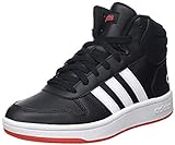 adidas Hoops MID 2.0 K Sneaker, Core Black/Cloud White/Vivid Red, 39 1/3 EU