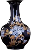 GAOLILI Vasen Vase Skulptur Vase Keramik Klassische Pfingstrose Blume Vase Dekorative Kunst Kleine Blume Topf Home Wohnzimmer Schreibtisch B