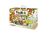 PlayMais Fun to Play Claas Bastel-Set für Kinder ab 3 Jahren | Motorik-Spielzeug mit 550 Stück, 10 Vorlagen & Anleitung für Traktor & Co | Natürliches Spielzeug | Fördert Kreativität & Feinmotorik