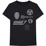 T-Shirt # Xl Unisex Black # Iron Man Stark Exp