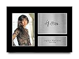 HWC Trading A4 Sophie Marceau James Bond The World is Not Enough Geschenke Gedruckt, Signiert Autogramm Bild Für Film-Erinnerungsstücke-F