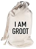Shirtstreet24, I Am Groot, bedruckter Seesack Umhängetasche Schultertasche Beutel Bag, Größe: onesize,