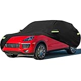 Autoabdeckung Kompatibel mit Porsche Cayenne SUV [S/Turbo/Turbo S/GTS], E-Hybrid/Coupé/Hybrid, Verdicken Autoabdeckplane Autogarage Ganzgarage Wasserdicht Sonnenschutz Vollgarage Autoplane Reg