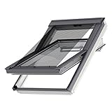 VELUX Original Hitzeschutz-Markise Außen (MHL), S06, S08, S10, SK06, SK08, SK10, 606, 608, Uni Schw