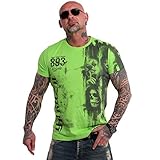 Yakuza Herren Waiting Death T-Shirt, Jasmine Green, XXL