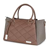 ABC Design Wickeltasche Royal Fashion Edition – Handtasche mit Baby Zubehör – auch zum Umhängen – Melange Stoff & Lederimitat – Farbe: