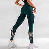 ileibmaoz Leggings Damen Yoga Hose Frauen Sport Leggings Hohe Taille Strumpfhosen Hosen Solide Sportbekleidung Für Frauen Gym Push Up Yoga Hosen Plus Yoga Leggings L Grü