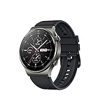 HUAWEI WATCH GT 2 Pro Smartwatch, 1,39 Zoll AMOLED HD-Touchscreen, 2 Wochen Akkulaufzeit, GPS & GLONASS, SpO2, 100+Trainingsmodi, Bluetooth-Anrufe, Herzfrequenzmessung, Night Black, 30 Monate G