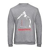 Art T-Shirt, Raglan-Sweatshirt Zlatan Ibrahimovic, Herren, freddie-sw-man-gry-xl, Grau, freddie-sw-man-gry-xl XL