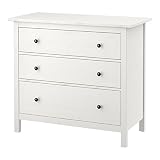 Hemnes Kommode mit 3 Schubladen, weiß geb