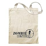 Kiwistar Zombie Hunter Fadenkreuz Jagd Tragetasche Baumwolltasche Stoffbeutel Umhängetasche Langer Henk