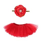 Yissone Neugeborenen Baby Mädchen Fotografie Requisiten Outfits Anzug Infant Baby Tutu Rock Und Blumen Stirnband S