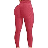 Blingko Push Up Leggings Damen - Slim Fit High Waist Yogahose Bauchkontrolle Booty Lift Yogahose Frauen Nahtlose Fitnesshose Lauf Yoga Sport Hosen Elastische Streetwear für Sport, Freizeit, F