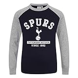 Tottenham Hotspur - Kinder Langarmshirt mit Vereinswappen - Dunkelblau - 6-7 J
