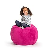 Creative QT Stofftier Lagerung Sitzsack Stuhl - Standardmaterial und Sitzorganisation für Kinder Spielzeug-Speicher in einer Vielzahl von Größen und Farben 33' Hot Pink Corduroy