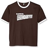 Coole-Fun-T-Shirts Herren Its Gonna be Legendary - How i met Your Mother - Ringer braun, M