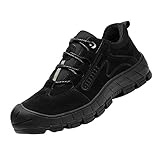 Leichte Sicherheitsschuhe Herren,Arbeitsschuhe Sicherheitsschuhe Sandal Sommer Garten Industrie Komfortabel Arbeitsschuhe 42 EU